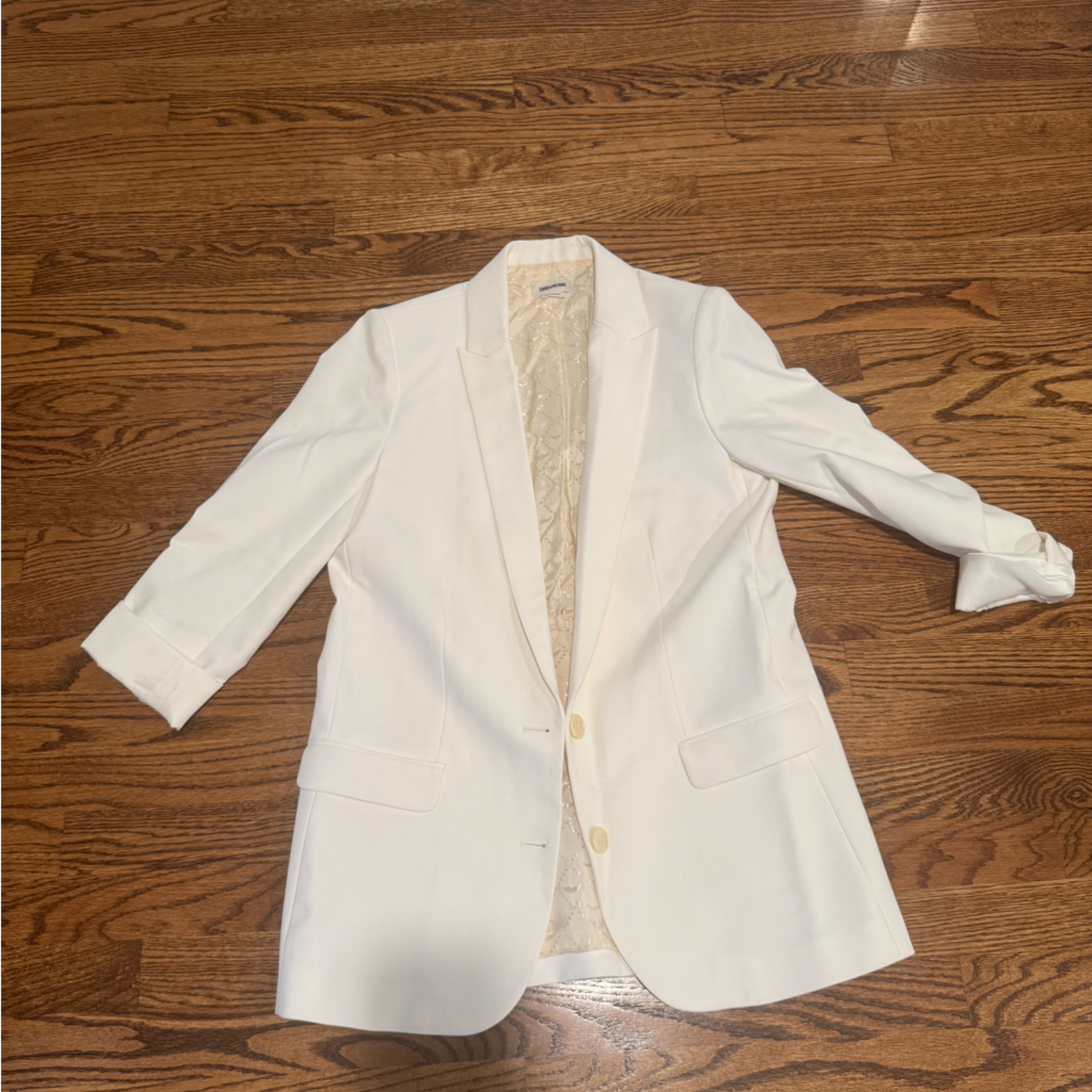 Zadig & Voltaire Ivory Blazer